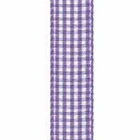 Purple Micro Check Ribbon